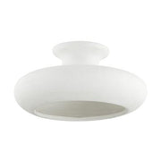 PRE-ORDER White Ceramic Flush Mount