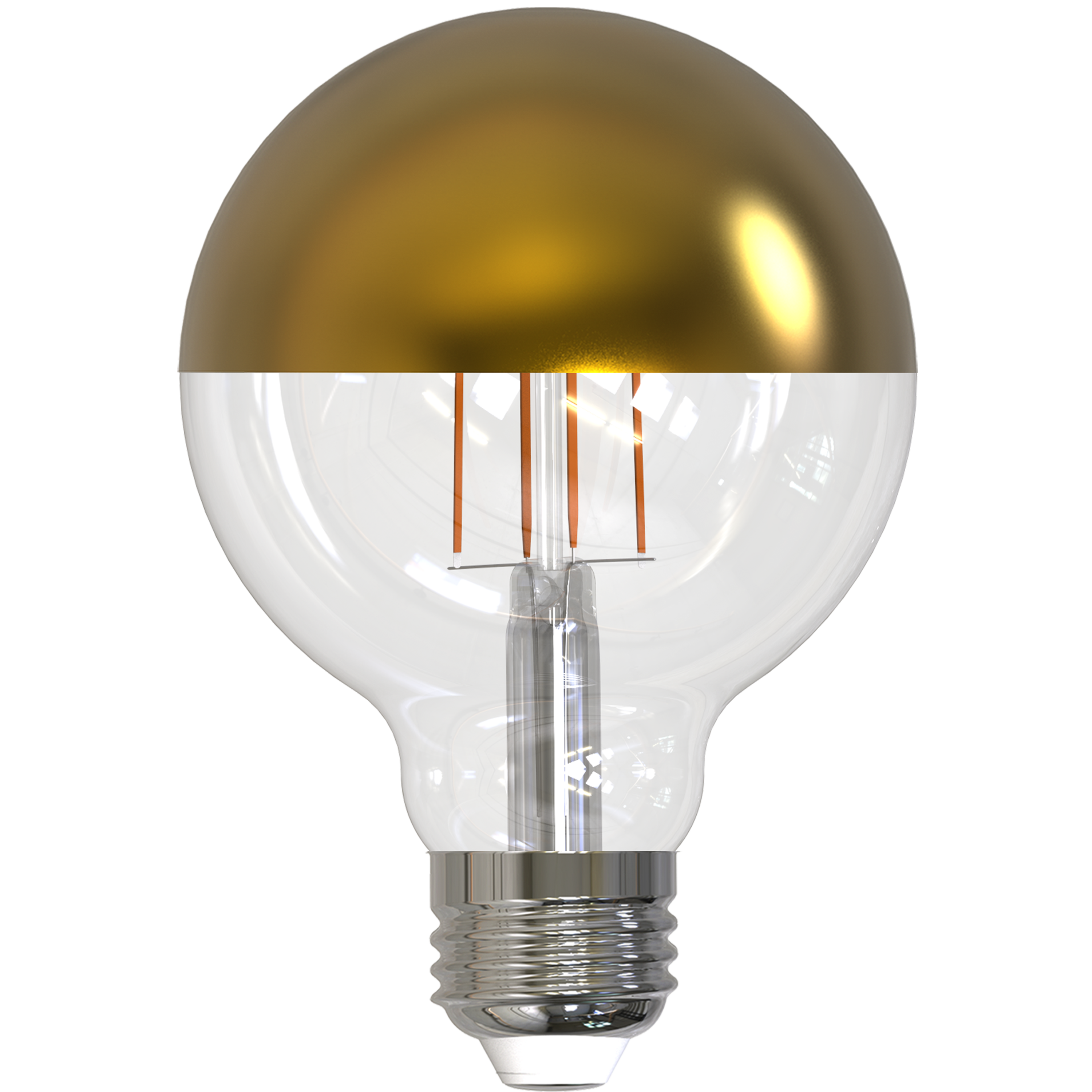 Half Gold 4.5W LED G25 2700K Bulb