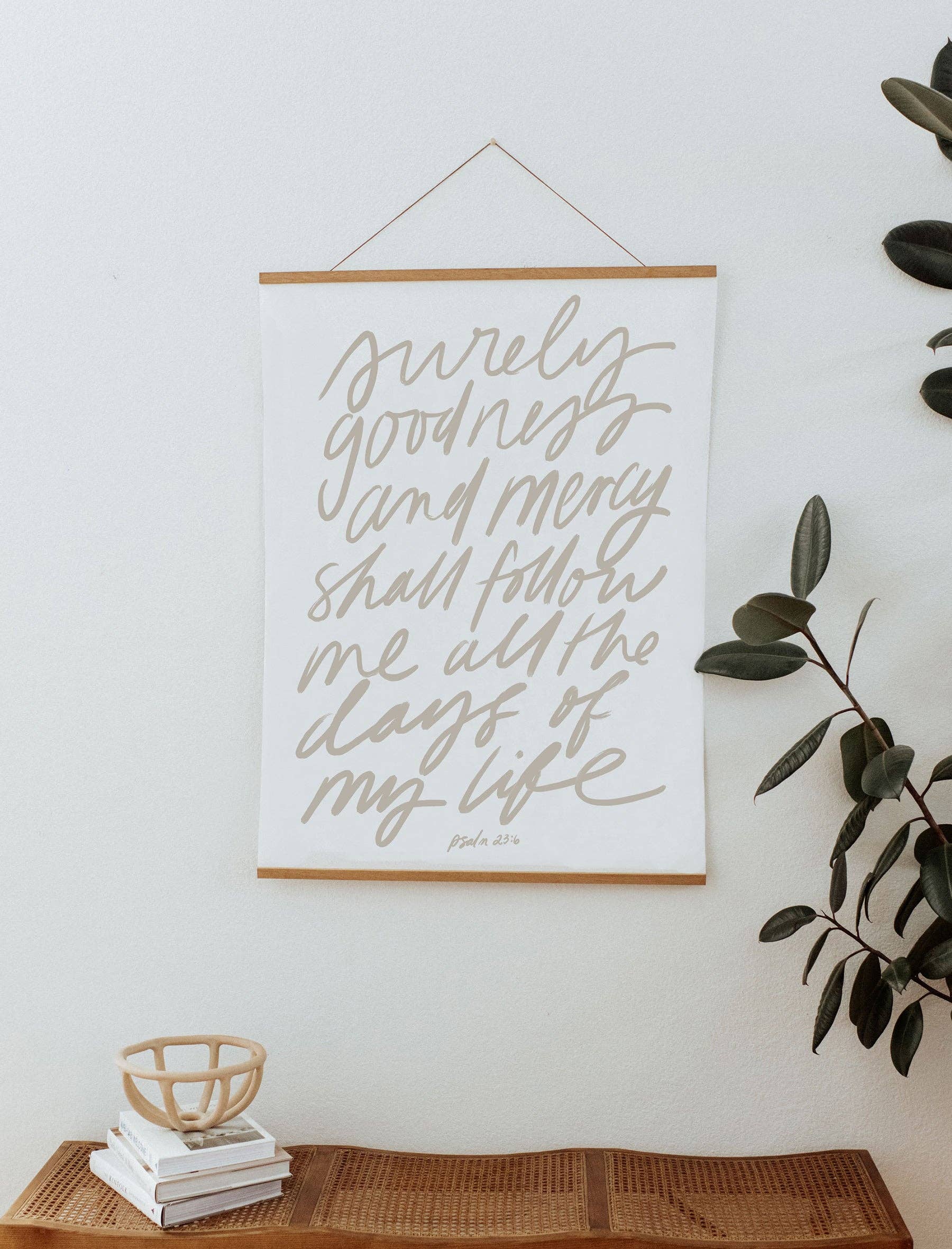 Surely Goodness Hanging Banner