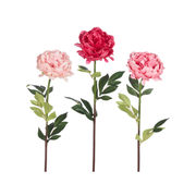 25" Real Touch Peony Stem