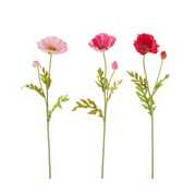 23" Real Touch Poppy Stem