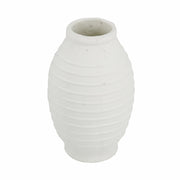 Natural White Round Terracotta Vase