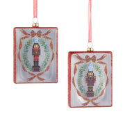 4.5" Noble Nutcracker Rectangle Ornament