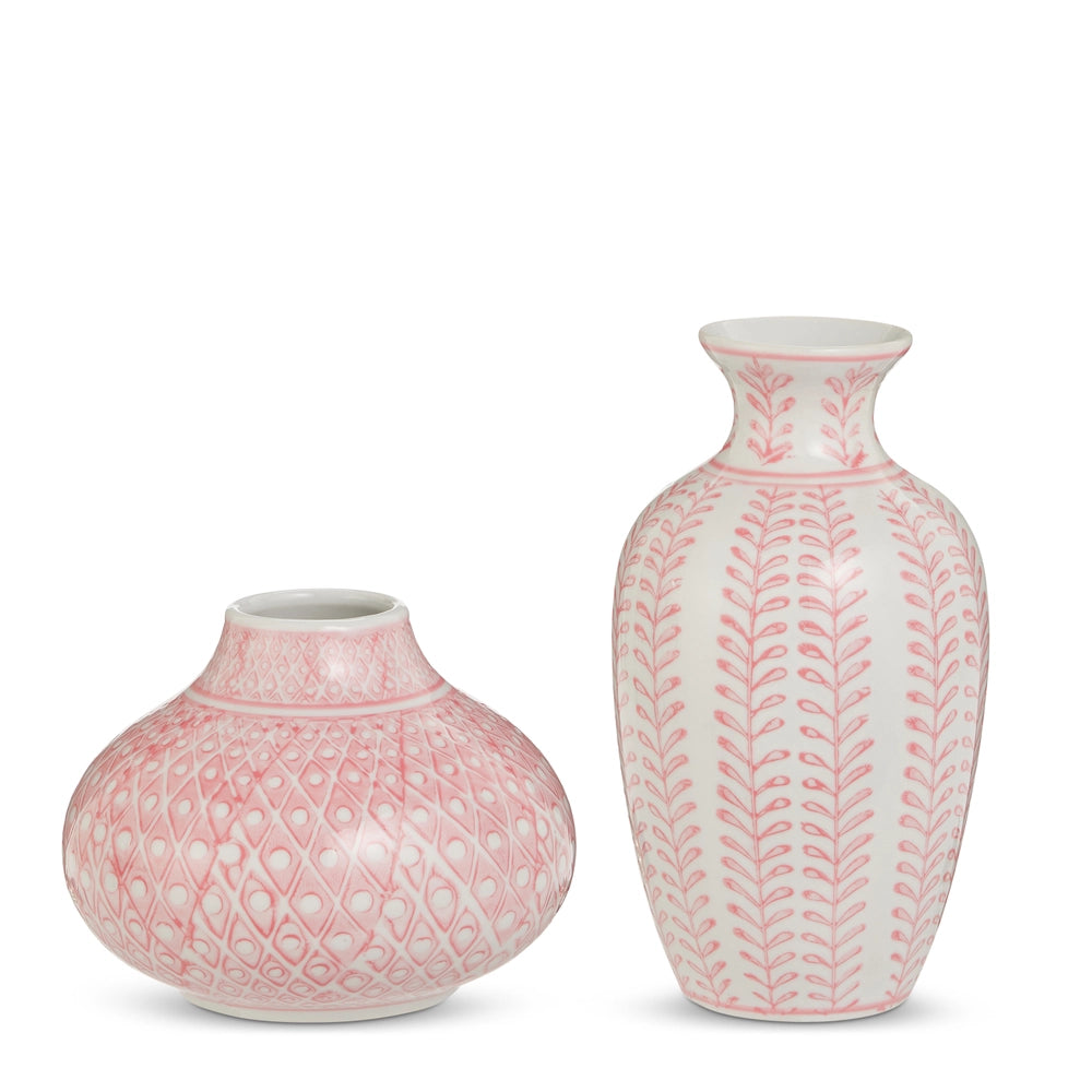 Pink Bud Vases