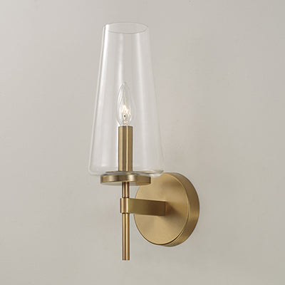 Aaron Aged Brass Wall Sconce