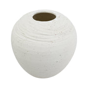 Round Hand-Pulled Ceramic Vase