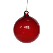 Red 4" Illume Glass Ornament