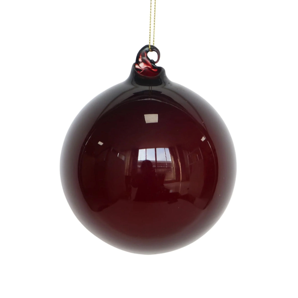 Brown 4" Illume Glass Ornament