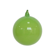 Lime 6" Milky Glass Ornament