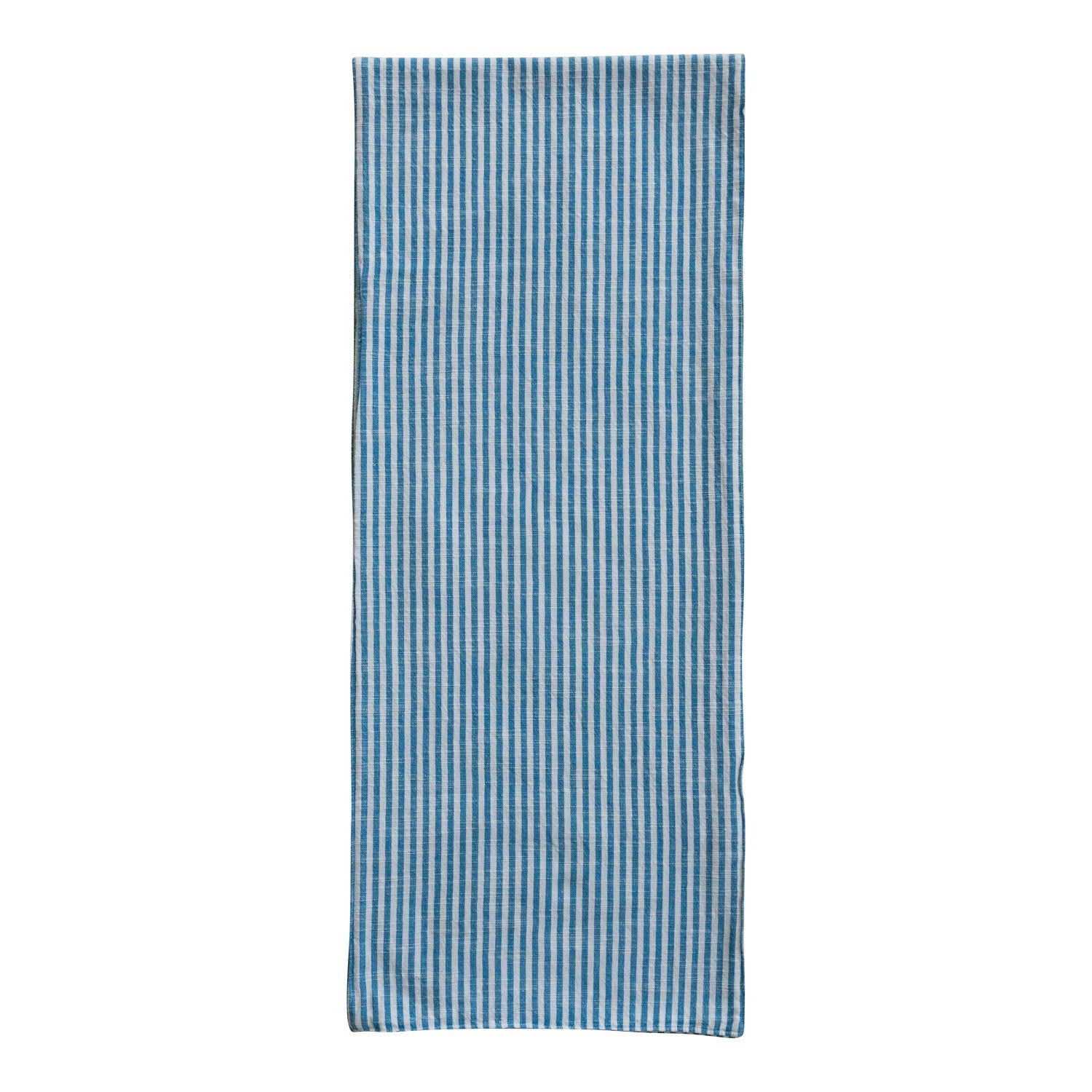 Blue/Green Striped Table Runner