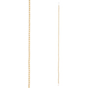 5' Ribbed Pearl And Rhinestone Garland
