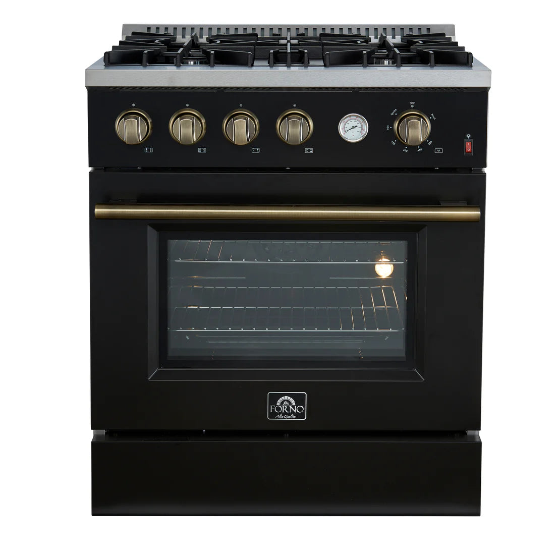 Marco 30" Black Gas Range