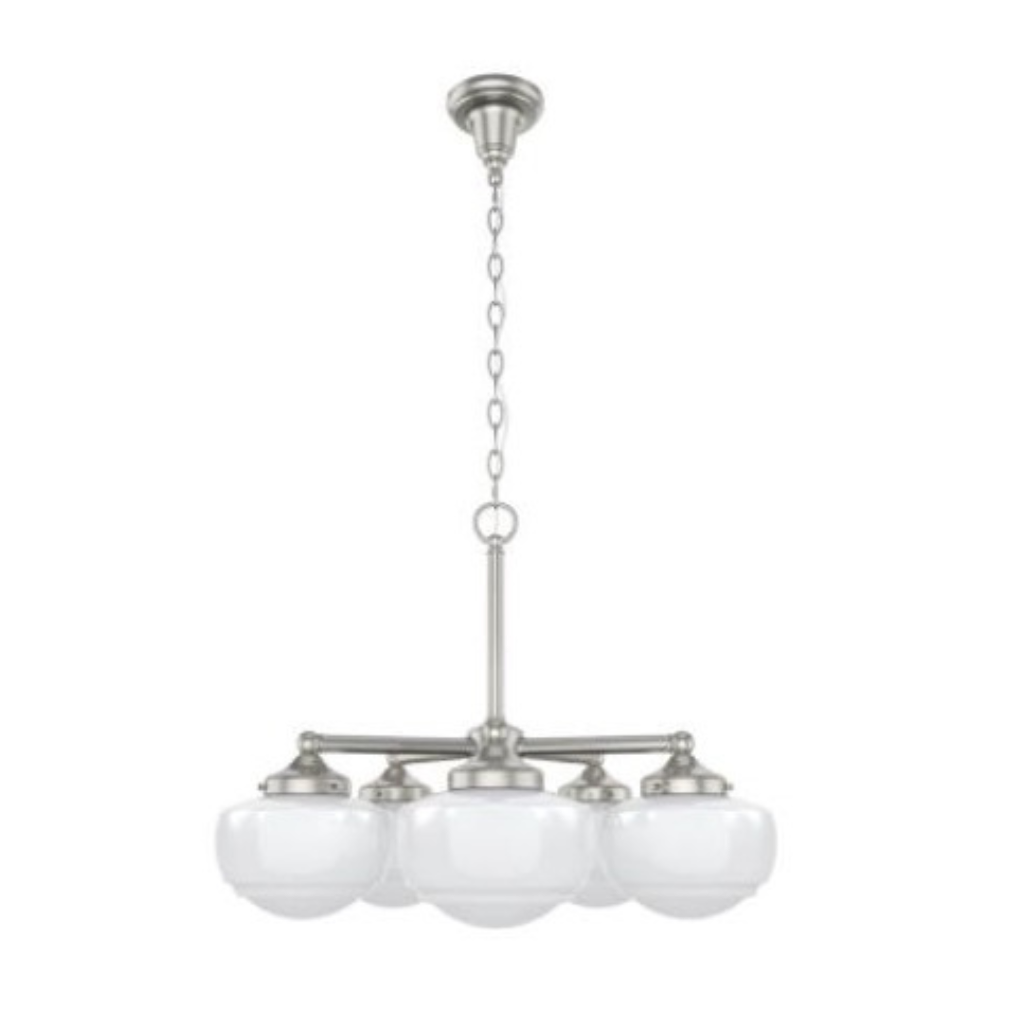 Creek Brushed Nickel Chandelier