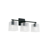 Sandra Matte Black Vanity Light