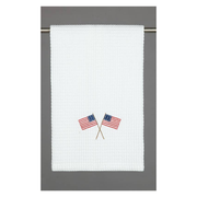 American Flag Embroidered Kitchen Towel