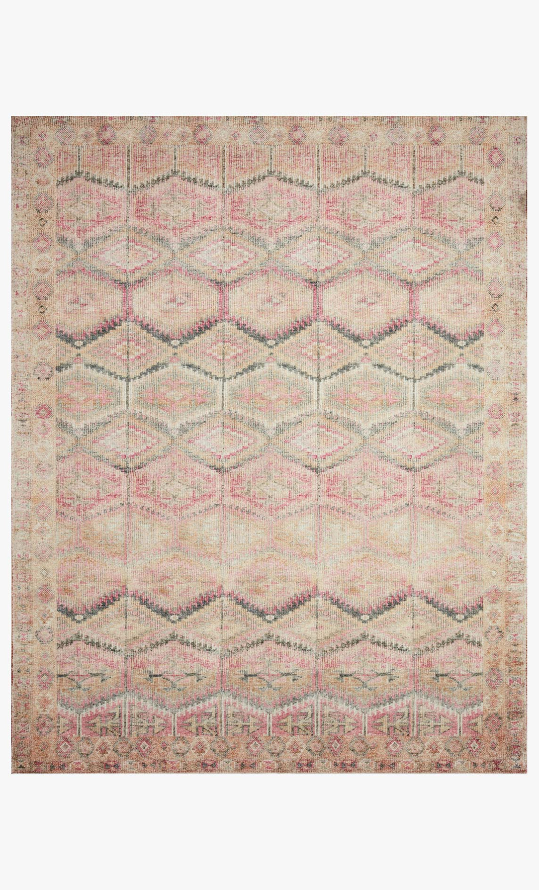 Layla Pink / Lagoon Rug