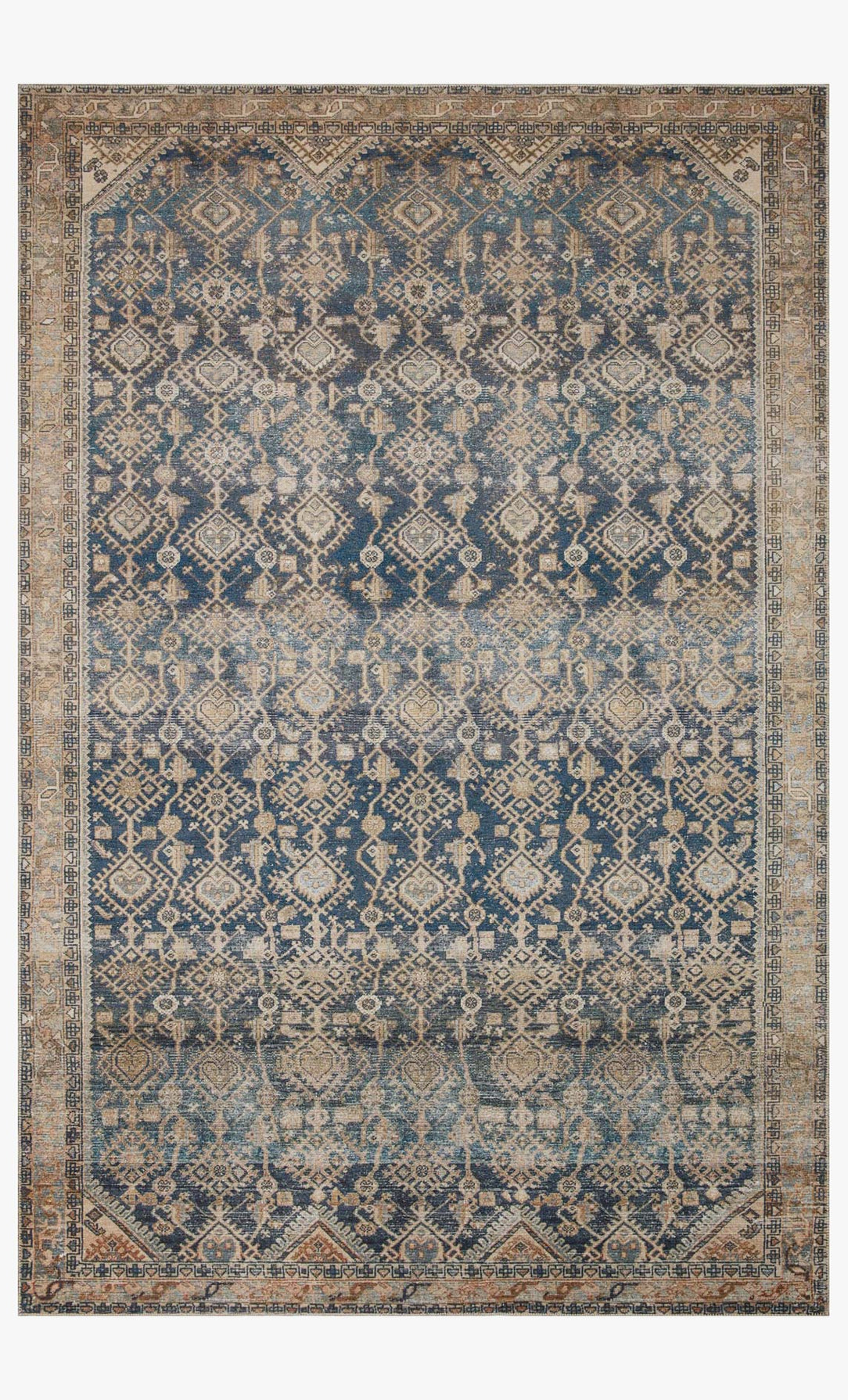 Lenna Indigo / Natural Rug