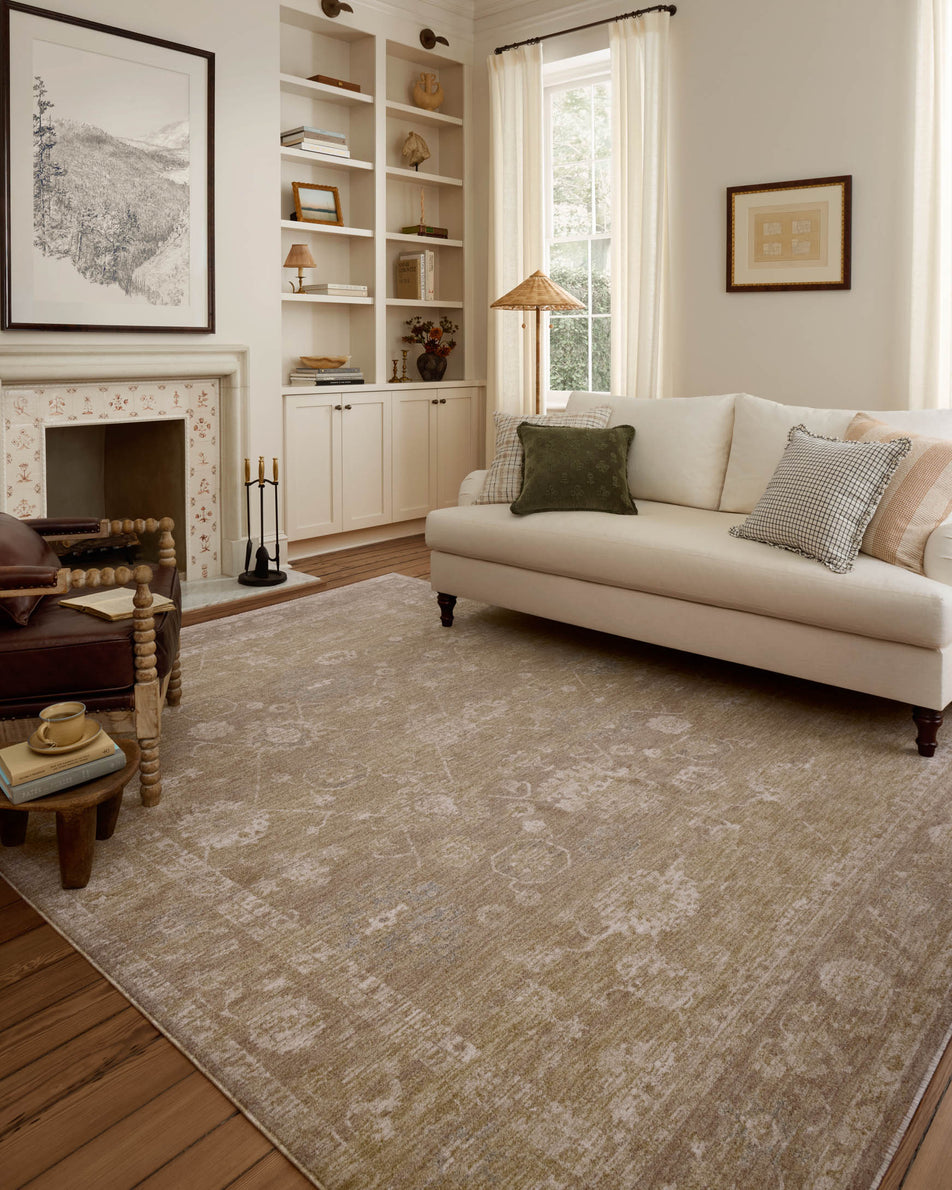 Louisa Taupe Gold Rug