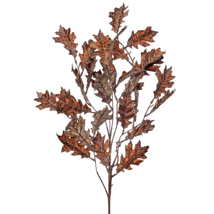 35" Gilded Leaf Spray