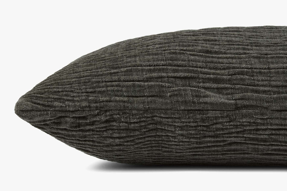 Textured Charcoal Pillow