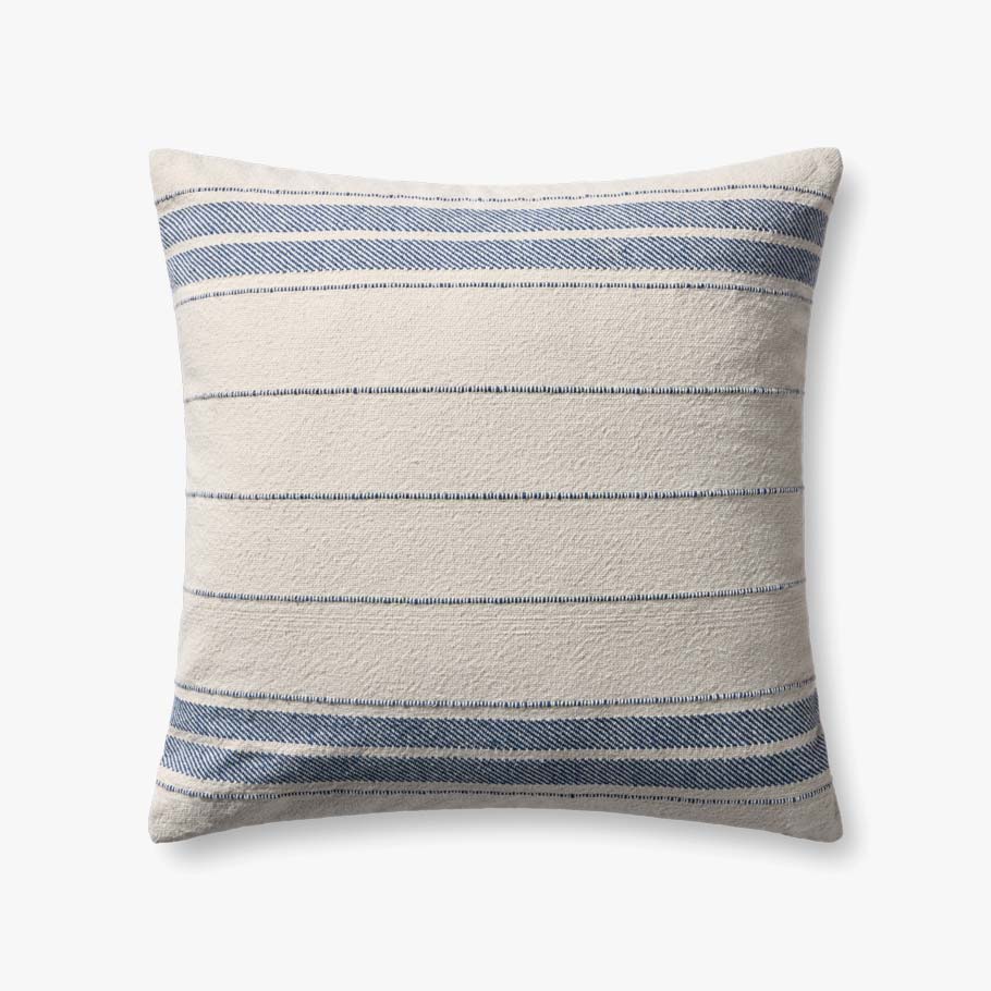 Selena Natural Blue Pillow