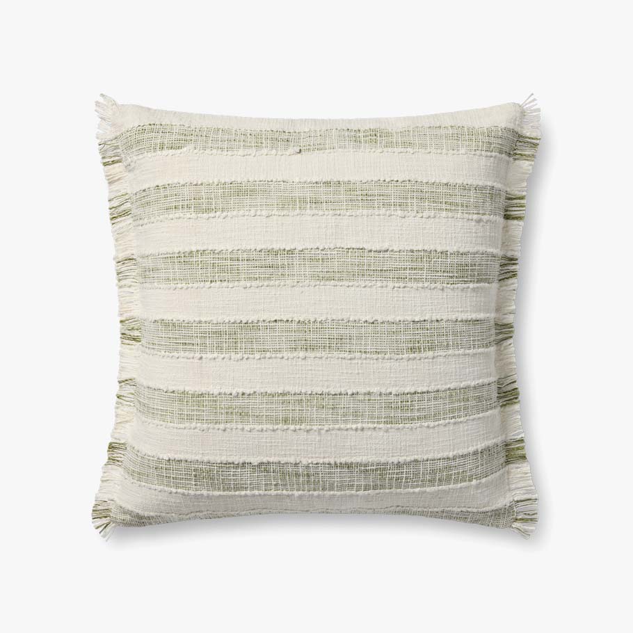 Green Stripe Pillow