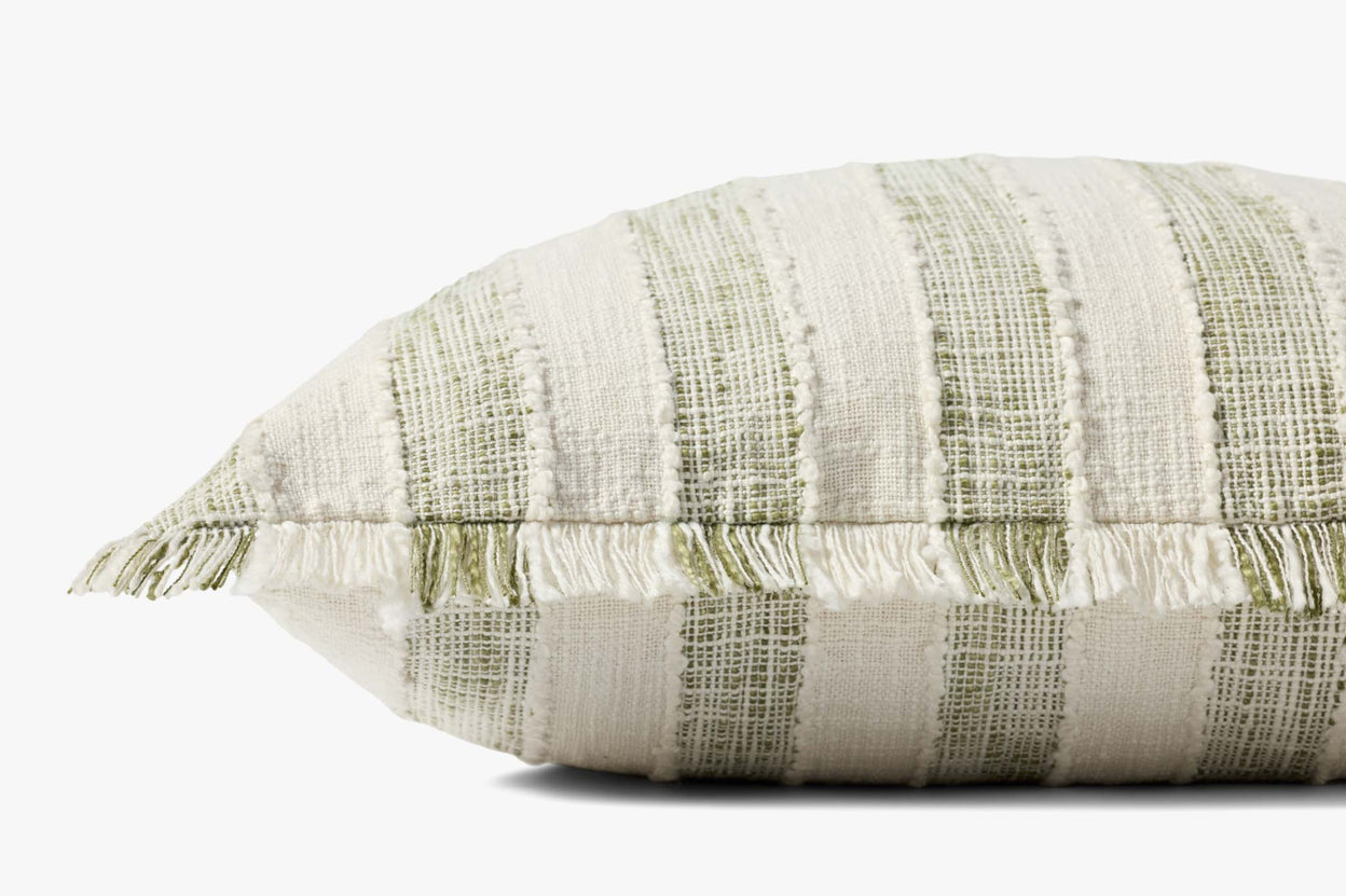 Green Stripe Pillow