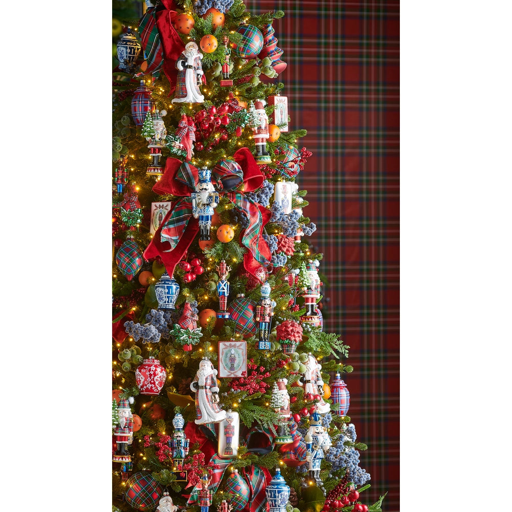 2.5" Tartan Plaid Wired Ribbon