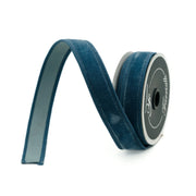 Steel Blue Velvet 1" Ribbon