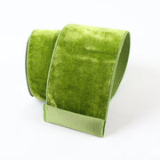 Lime Velvet 4" Ribbon