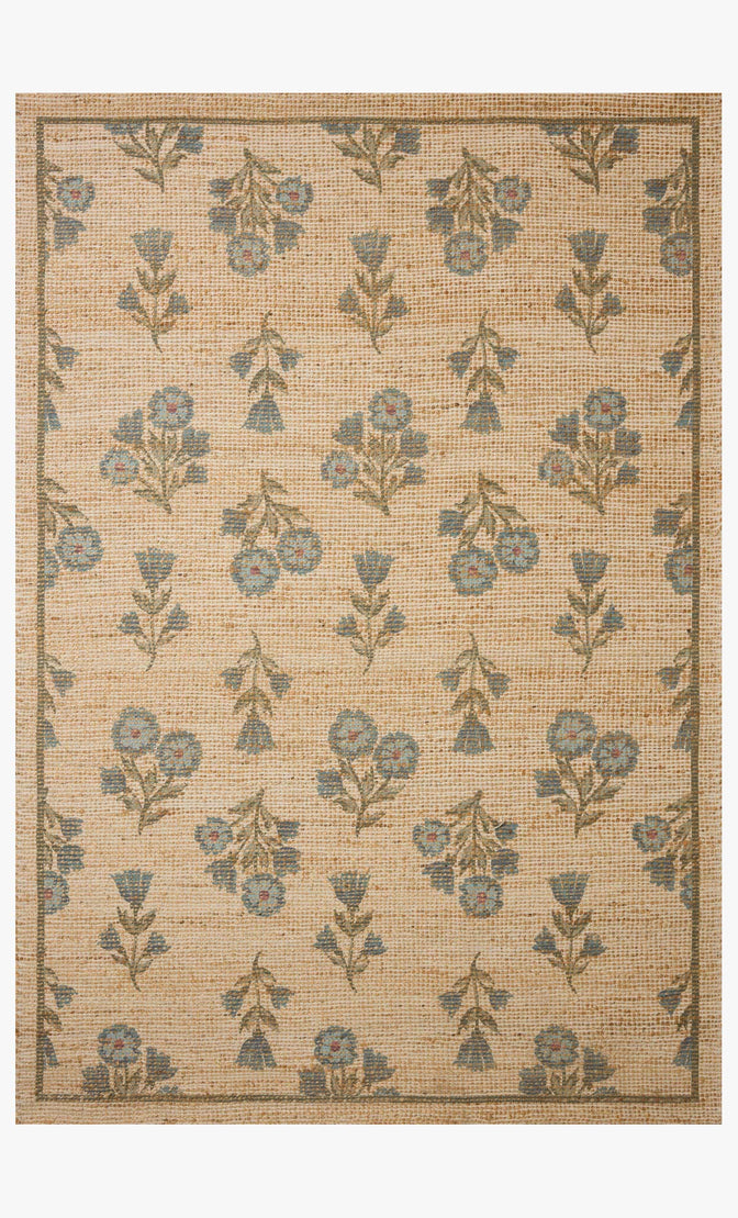 Rue Rug Moss/Blue