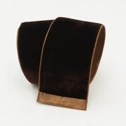 Brown Velvet Luster 2.5" Ribbon