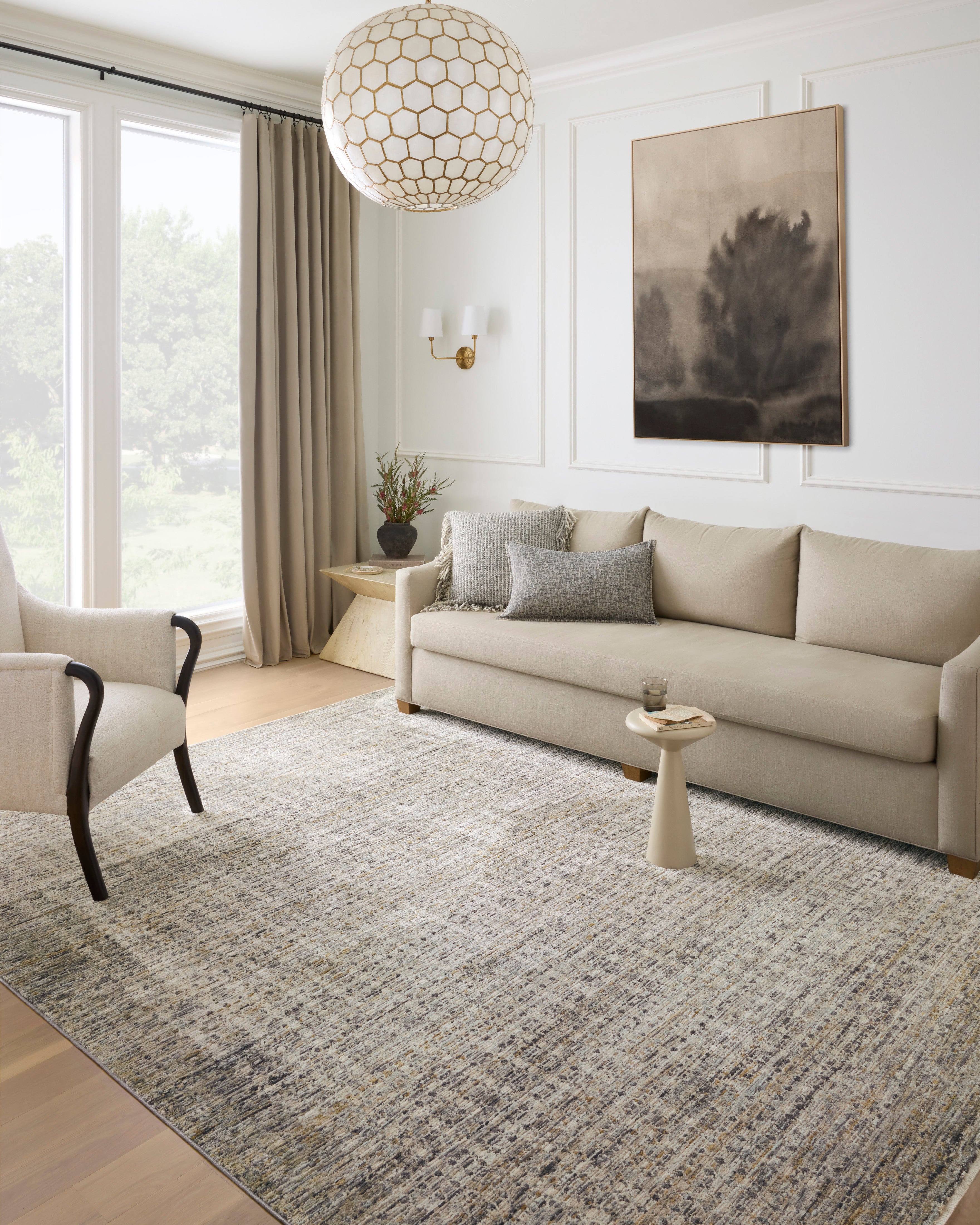 Soho Charcoal / Multi Rug