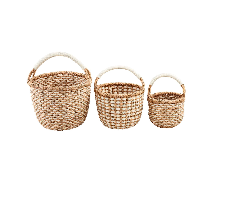 Woven Basket with Handle