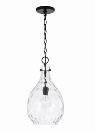 Brantley 1 Light Water Glass Pendant