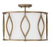 Marianne 3 Light Semi-Flush Mount
