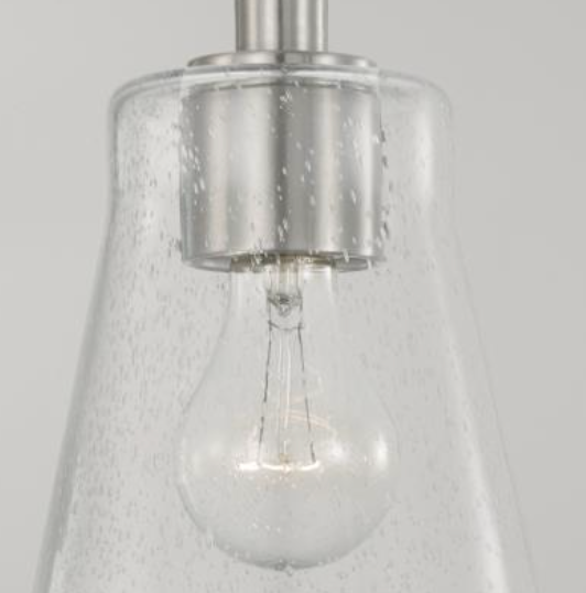 Jackie Brushed Nickel Semi-Flush Mount / Pendant