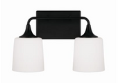 Lisa Matte Black Vanity Light