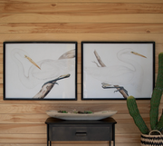 Heron Print Set
