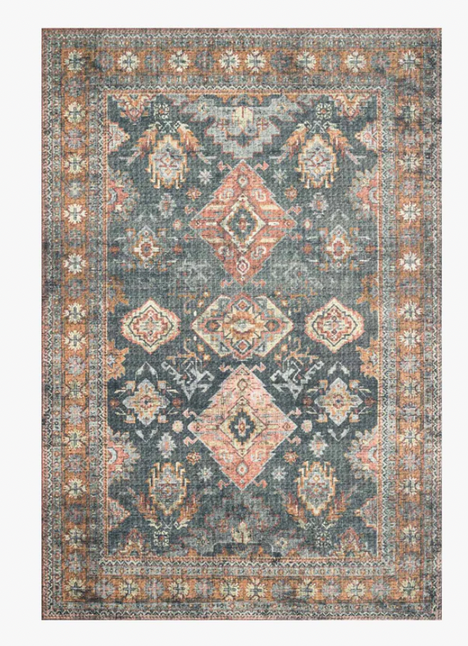 Skye Sea/Rust Rug