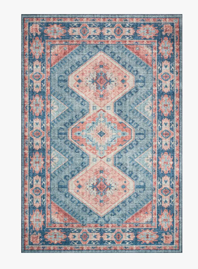 Skye Turquoise/Terracotta Rug