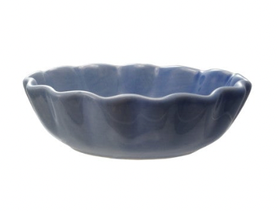 Stoneware Scalloped Bowl