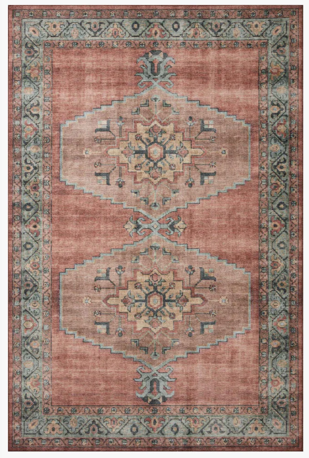 Heidi Spice/Aqua Rug