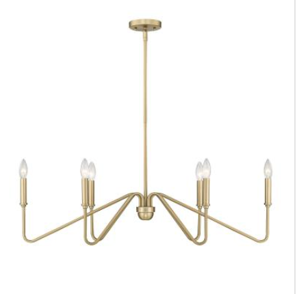Jaqueline 6 Light Linear Pendant