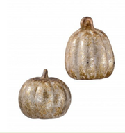 Small Aged Gold Pumpkin