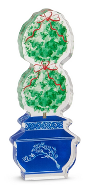 7" Holiday Topiary Acrylic Cut Out
