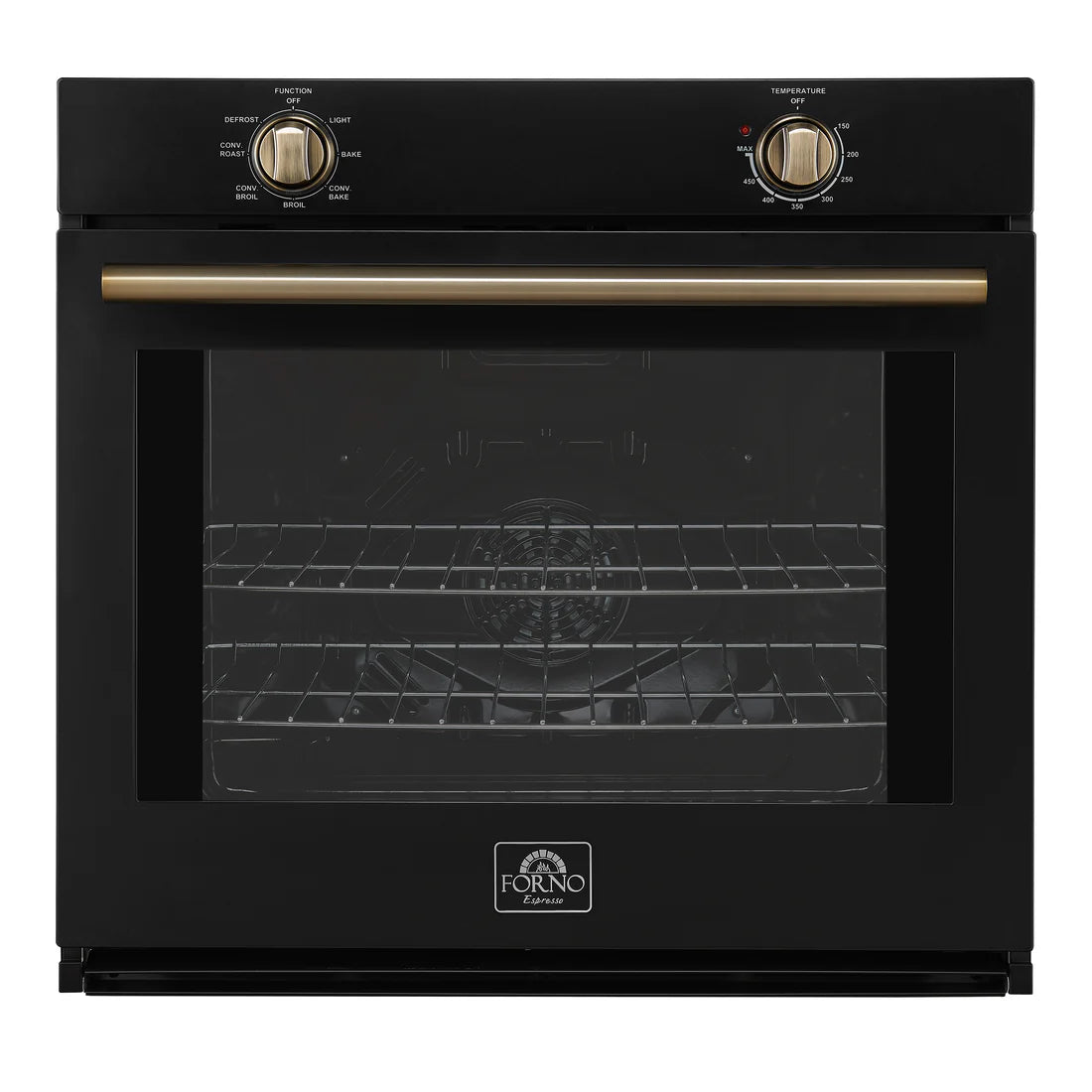 Forno Vomero 30" Black Wall Oven