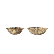 Antique Brass Fluted Bowl