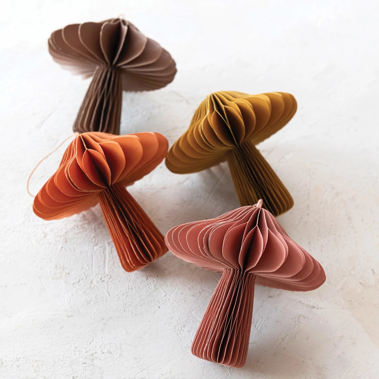 Mushroom Honeycomb Ornaments