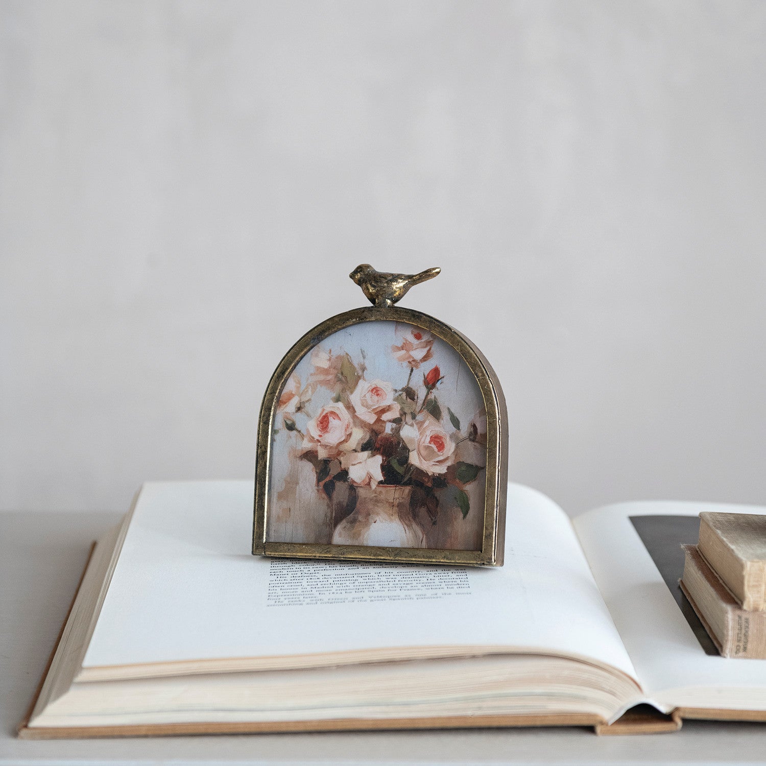 Brass Bird Photo Frame